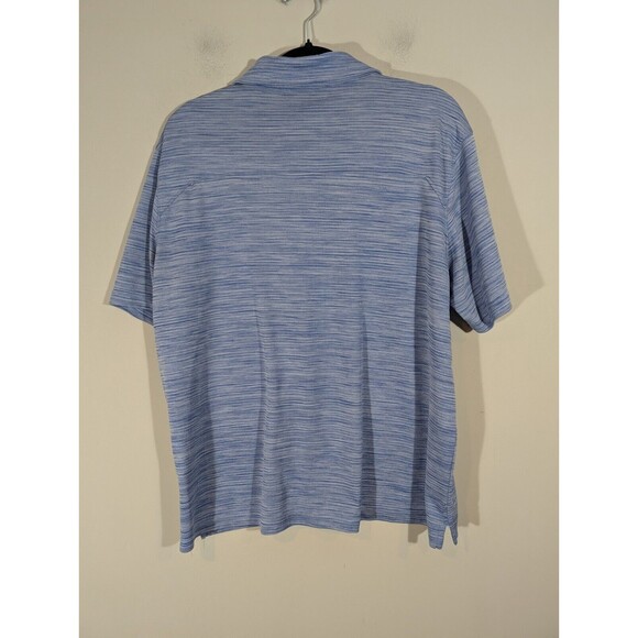 Johnston & Murphy Top Men Sz XL Blue Short Sleeve Performance Polo Shirt - Picture 2 of 7
